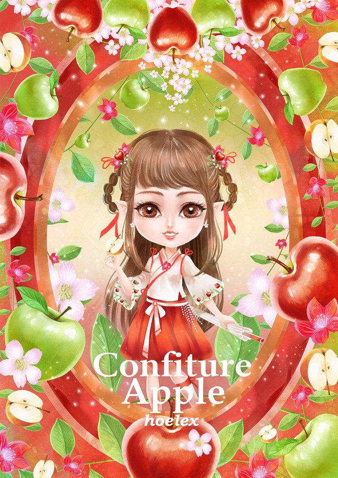 ★【水果果醬畫框仙子系列】 Fruit Confiture Fairy By Hoelex浩理斯-蘋果仙子.jpg