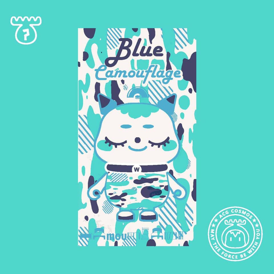 「Alice misA心夢任務」潮流品牌公仔設計款-Blue Camouflage 藍色偽裝.jpg