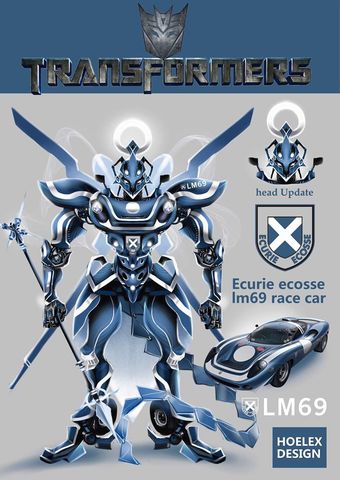 ★【Hoelex機械人Robot系列】-トランスフォーマーTransformers變形金剛-蘇格蘭車廠Ecurie ec