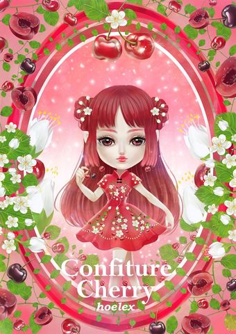 ★【水果果醬畫框Confiture系列】 Fruit Confiture Fairy 櫻桃Cherry -hoelex