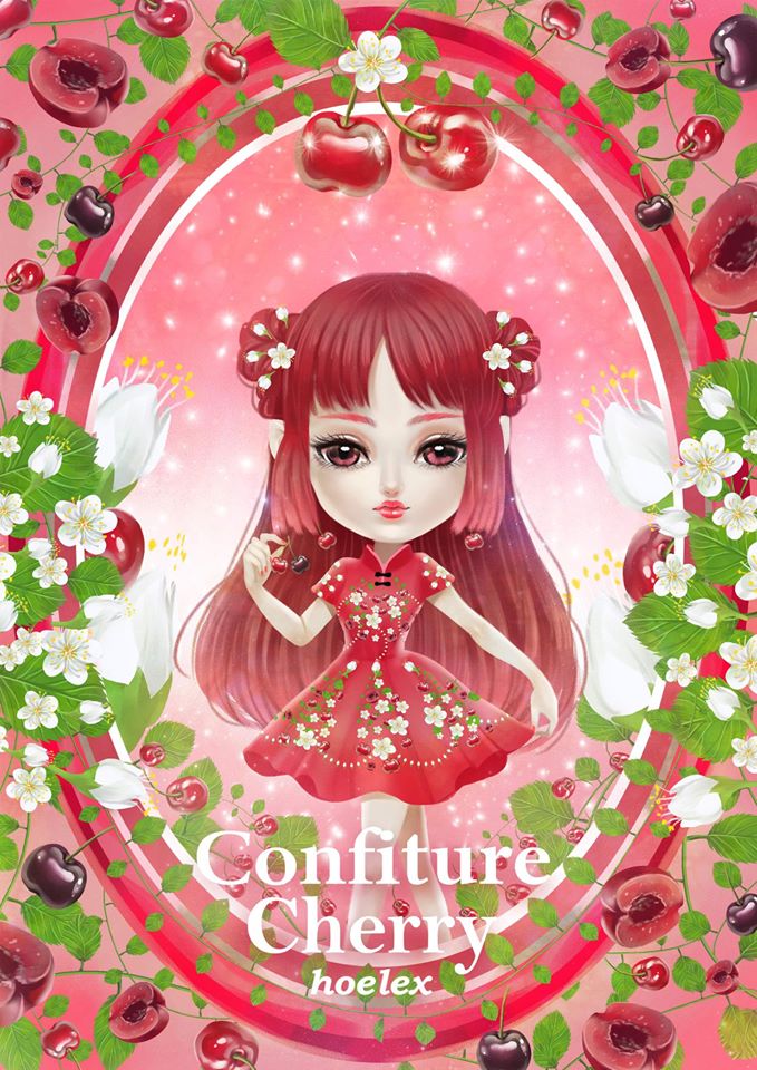 ★【水果果醬畫框Confiture系列】 Fruit Confiture Fairy 櫻桃Cherry -hoelex.jpg