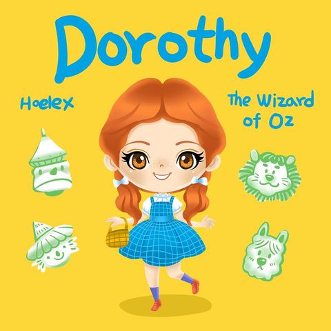 ★【心夢二等身Q版-《綠野仙蹤The Wonderful Wizard of Oz》桃樂絲（Dorothy）】