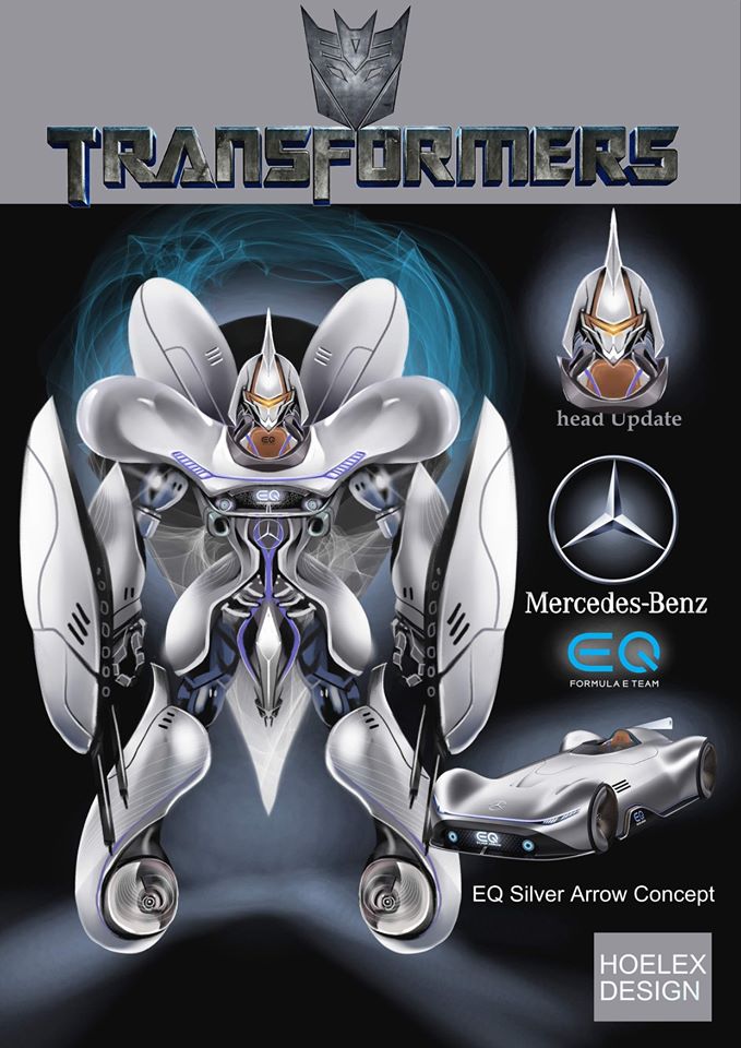 ★【Hoelex機械人Robot系列】トランスフォーマーTransformers變形金剛-Painter繪畫教學EQ Silver Arrow Concept.jpg