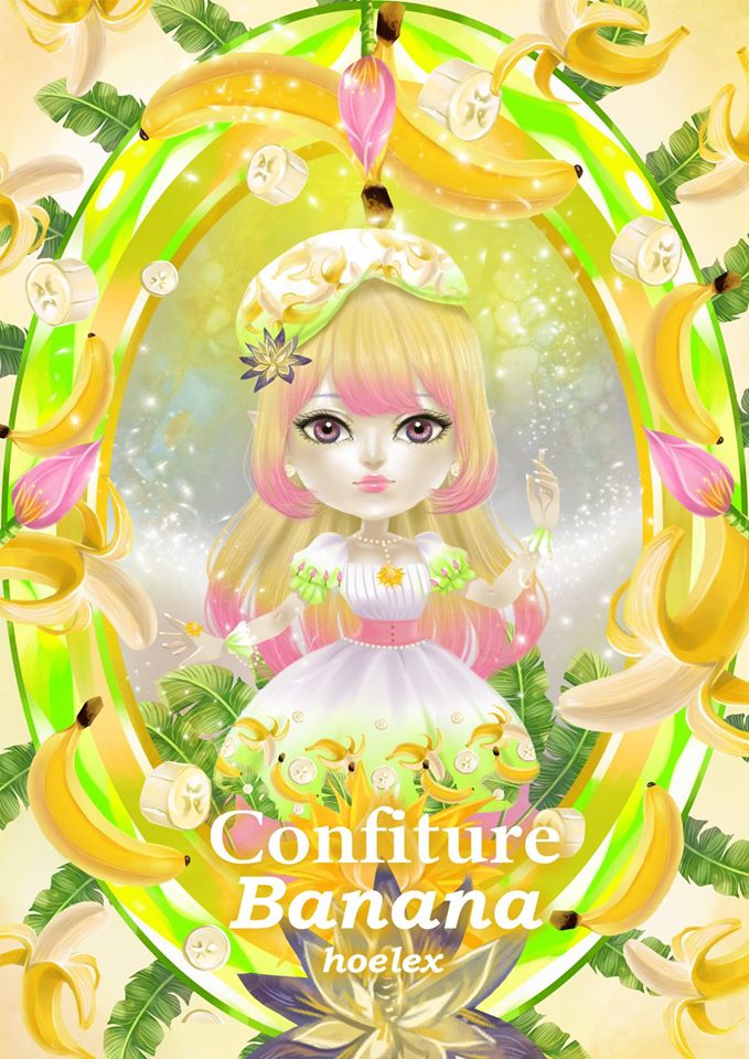 ★【水果果醬畫框Confiture系列】Fruit Confiture Fairy 香蕉Banana-hoelex.jpg