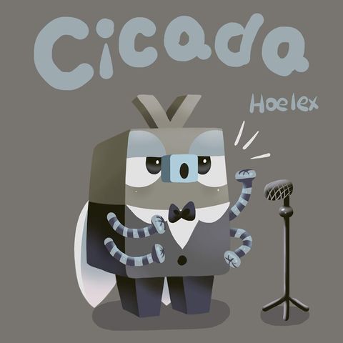 ★【DODO ZOO方塊動物-Cicada】蟬聲樂家(蟬蟬)111.