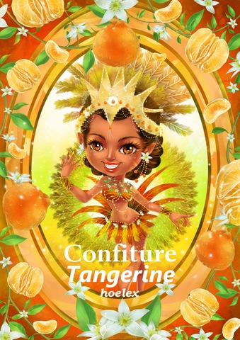 ★【水果果醬畫框Confiture系列】Fruit Confiture Fairy 橘子Tangerine-hoelex