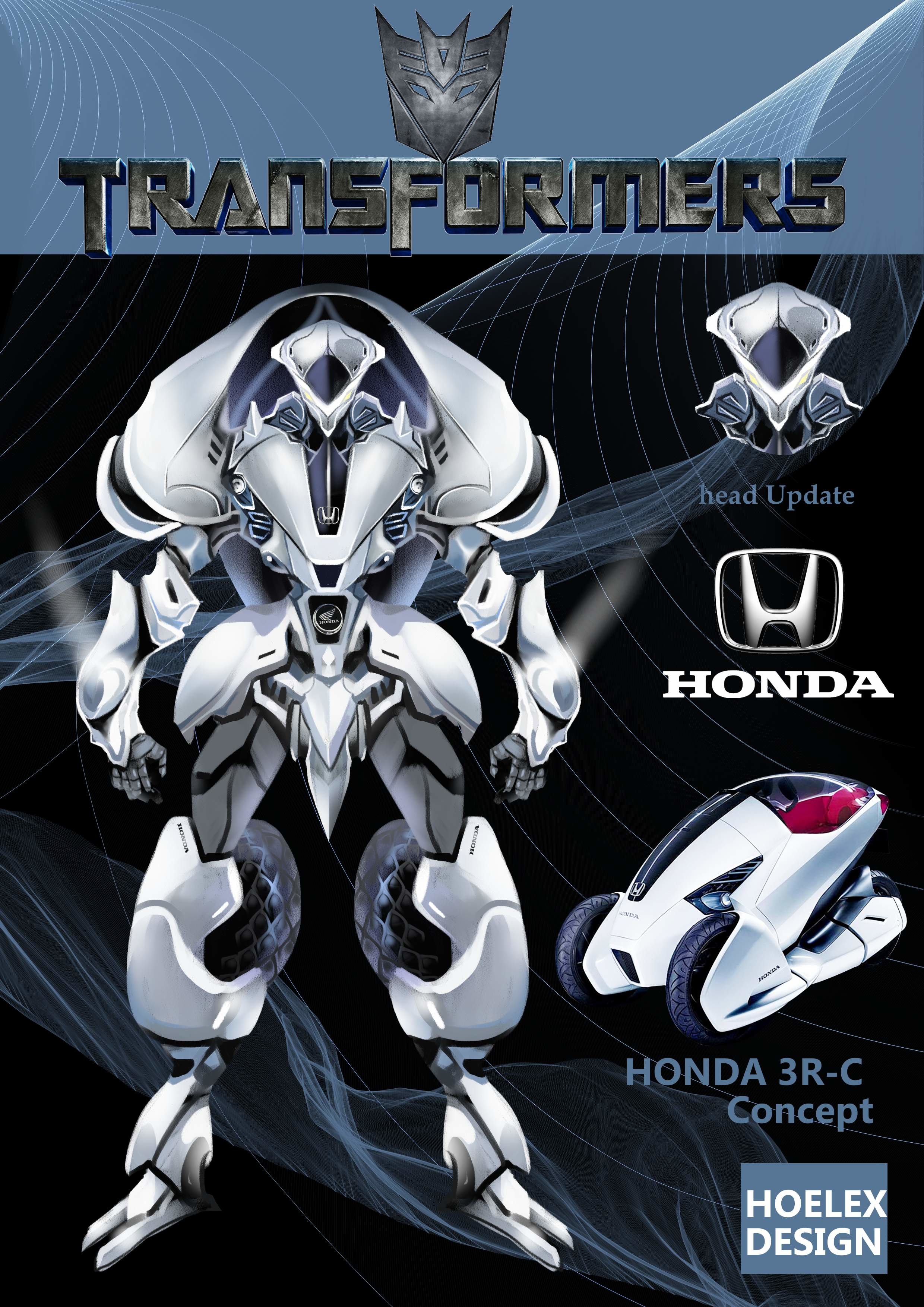Transformers變形金剛-本田三輪電動小型概念車(HONDA 3R-C Concept)-HOELEX(背景).jpg