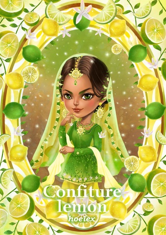 ★【水果果醬畫框Confiture系列】Fruit Confiture Fairy 檸檬lemon-hoelex