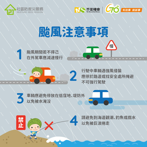 防颱準備： 防颱須知 &  颱風注意事項 (2022)