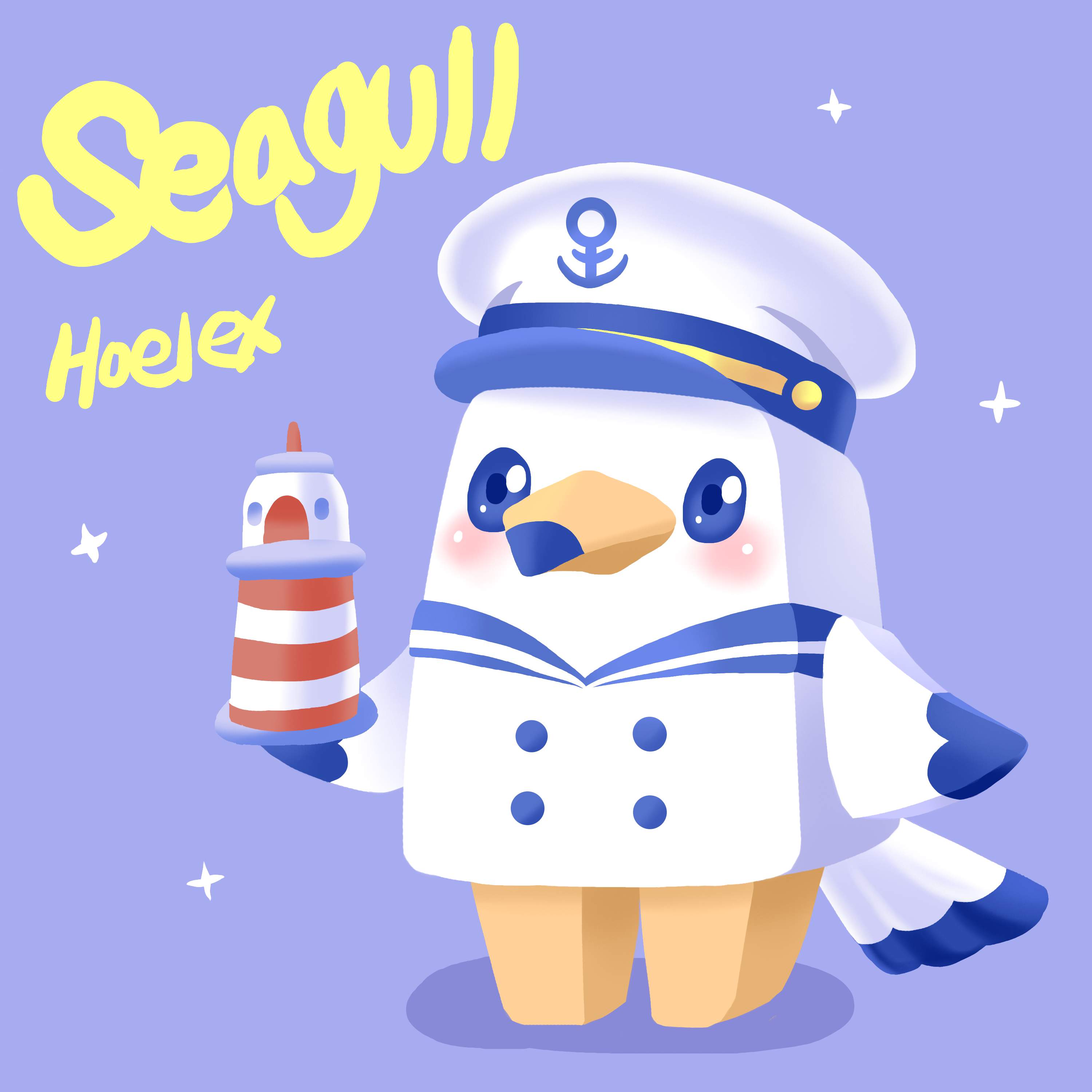 DODO ZOO方塊動物-132-Seagull海鷗海軍塔-hoelex.jpg