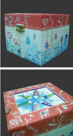 彩繪盒-海底世界