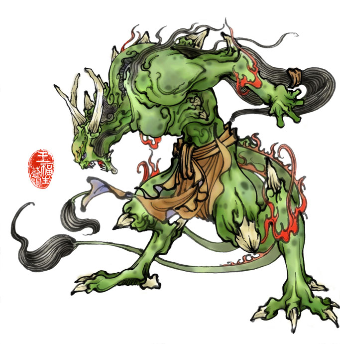 炎顱-----軒三未繪製出的怪物