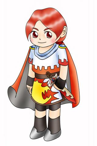 雪沁兒：以前 很喜歡玩網路遊戲 所以就畫了這四個角色的Q版  ^________^"