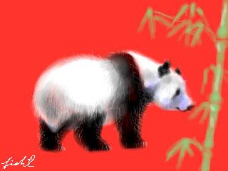 諧音之三-非熊厲害!!繪圖工具：PaintBBS