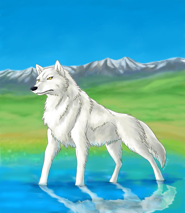 狼雨(Wolf's Rain)裡的Kiba這是網友的委託 但我也很喜歡這部動畫(因為有狼XP)