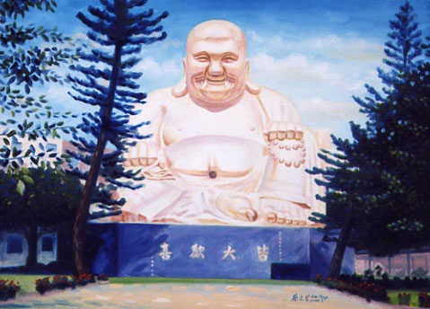 寶覺寺油畫作品