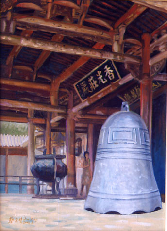 龍山寺油畫作品