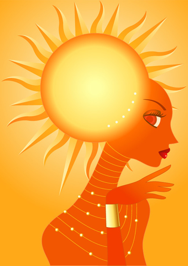 The goddess of Sun