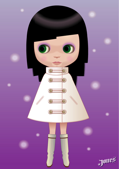 Blythe：之前參加Blythe造型設計所畫的作品!