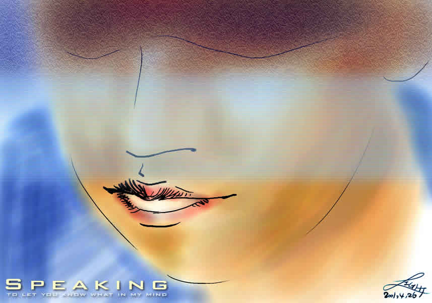 常常說禍從口出...口素偶卻還素覺得...不停的溝通才素對的...如果連說都不說...難道才素對的嗎...降...費得「內傷」