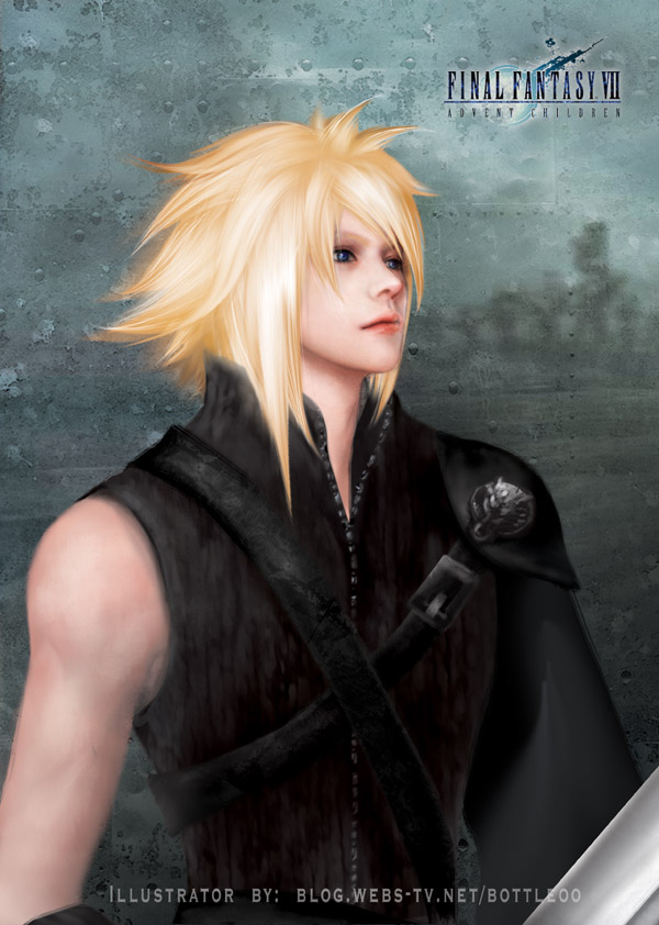 〔衍生〕Final Fantasy VII: Advent Children--cloud：肌肉很難畫…真的…（吼！）