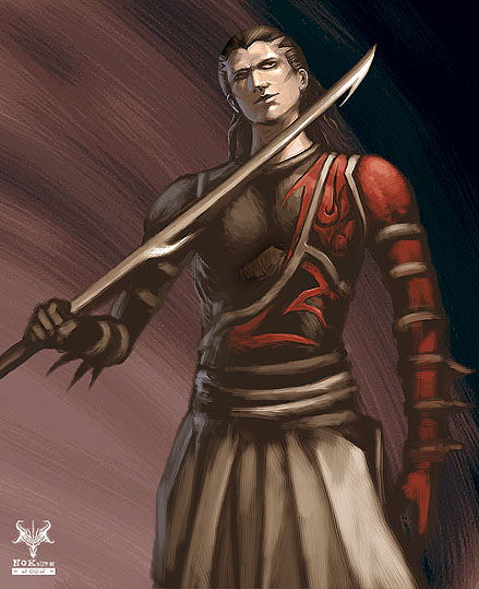 刈部星雲：Samurai裡的角色.....好久沒畫畫了.....