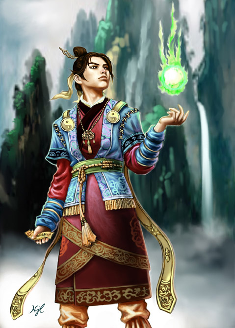 掌心的大陸〈封面版〉：幫九戈龍大大畫的封面，續集文化出版
