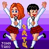 t.A.T.u合唱團刻圖：用PAINT BBS線上點描...可惜沒有線上刻...^^b