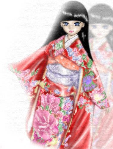 娃娃：花紋刻到我眼睛花掉說....